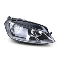 Headlights H7 H15 with engine Black Right for VW Golf 7 from 12