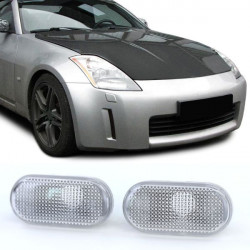 Side indicators White Pair for Nissan Micra K12 350Z Note E11 Navara Qashqai