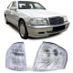 Osvetlenie Turn signal white pair for Mercedes C class W202 sedan S202 station wagon 93-01 | race-shop.si