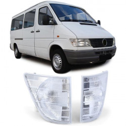 Turn signal white pair for Mercedes Sprinter 95-00
