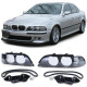 Osvetlenie RACES steklo žarometa za BMW 5 Series E39 (TYC), črno-dimna | race-shop.si