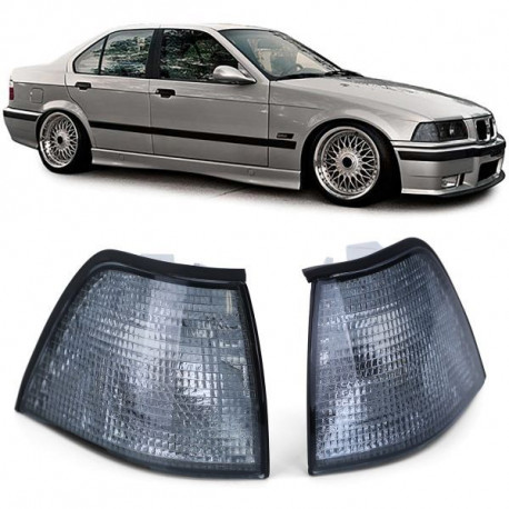 Osvetlenie Turn signal black smoke fits BMW 3ER E36 Sedan Touring Compact 90-99 | race-shop.si