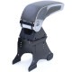 Naslon za roke Center console armrest style with storage compartment foldable black gray chrome universal | race-shop.si