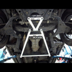 Isuzu D-Max 2.5D 11+ UltraRacing 3P Front Lower Bar 2035