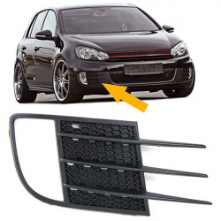 Fog light bezel frame bumper grille right for VW Golf 6 GTI 09-12