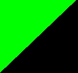 Črna / zelena